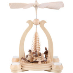1-stöckige Pyramide Wintermotiv - 34 cm