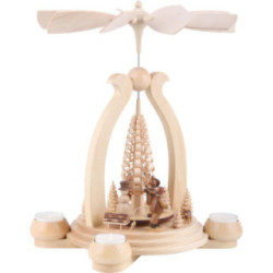 1-Tier Pyramid - Winter Motif - 34 cm / 13 inch