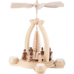 1-Tier Pyramid - Winter Motif - 34 cm / 13 inch