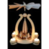 1-Tier Pyramid - Winter Motif - 34 cm / 13 inch