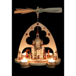 1-Tier Pyramid - Church of Our Lady Dresden - 34 cm / 13 inch
