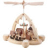 1-Tier Pyramid - Seiffener Village Lancet Arch - 36 cm / 14 inch