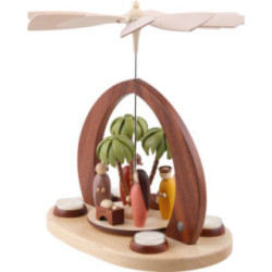 1-stöckige Bogenpyramide Christi Geburt - 32 cm