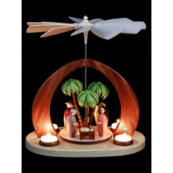 1-Tier Pyramid - Nativity - 32 cm / 13 inch