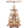 2-stöckige Pyramide Heilige Geschichte - 48 cm - 230 V Elektromotor