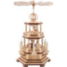 2-Tier Pyramid - The Christmas Story - 48 cm / 19 inch - 120 V Electr. Motor (US-Standard)