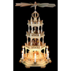 4-Tier Pyramid - Forest Scene - 55 cm / 22 inch