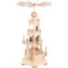 4-stöckige Pyramide Waldmotiv - 63 cm - 230 V Elektromotor