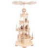 4-Tier Pyramid - Forest Scene - 63 cm / 25 inch - 120 V Electr. Motor (US-Standard)