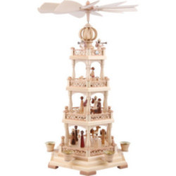 4-Tier Pyramid - The Christmas Story - 55 cm / 22 inch