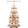 3-Tier Pyramid - The Christmas Story - 58 cm / 23 inch - 120 V Electr. Motor (US-Standard)