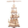 3-Tier Pyramid - The Christmas Story - 58 cm / 23 inch - 120 V Electr. Motor (US-Standard)