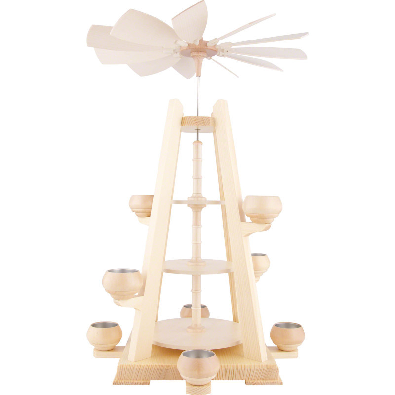 3-Tier Pyramid - without Figurines - 37x34x55 cm / 14.6x13x22 inch