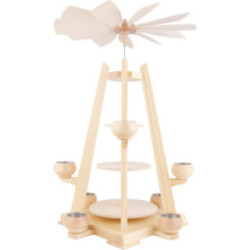 3-Tier Pyramid - without Figurines - 37x34x55 cm / 14.6x13x22 inch