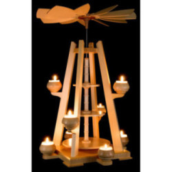 3-Tier Pyramid - without Figurines - 37x34x55 cm / 14.6x13x22 inch