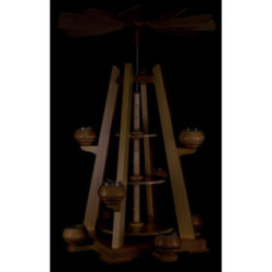 3-Tier Pyramid - without Figurines - 37x34x55 cm / 14.6x13x22 inch