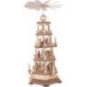 4-Tier Pyramid - The Christmas Story - 70 cm / 28 inch - 230 V Electr. Motor