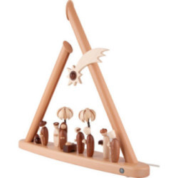 Modern Light Triangle - Holy Family - Natural - 50x47 cm / 19.7x18.5 inch