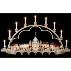 Schwibbogen Alt Dresden - 103 cm - 120 V (US-Norm)