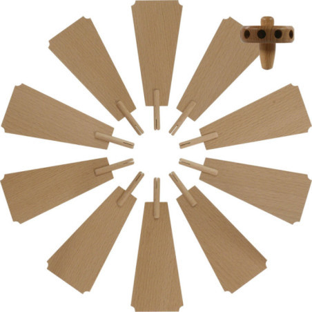 Flügelrad für Weihnachtspyramide - Durchmesser   45 cm