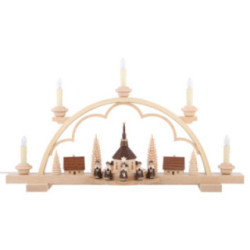 Candle Arch - Carolers Village - 57 cm / 22 inch - 120 V Electr. (US-Standard)
