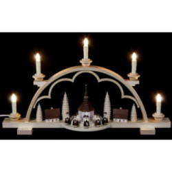 Candle Arch - Carolers Village - 57 cm / 22 inch - 120 V Electr. (US-Standard)