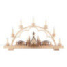 Candle Arch - Village in the Alps - 64 cm / 25 inch - 120 V Electr. (US-Standard)