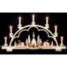 Candle Arch - Village in the Alps - 64 cm / 25 inch - 120 V Electr. (US-Standard)