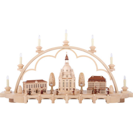 Candle Arch - Old Dresden - 80 cm / 31 inch - 120 V Electr. (US-Standard)