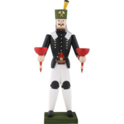 Bergmann farbig lasiert - 29 cm