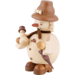 Räuchermännchen Schneefrau - 14 cm