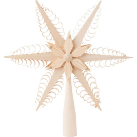 Christbaumspitze Spanstern - 23 cm