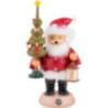 Räuchermännchen Weihnachtsmann mit Baum - 20 cm