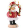 Räuchermännchen Weihnachtsmann mit Kerzenbogen 18 cm