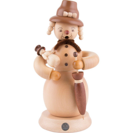 Räuchermännchen Schneefrau - 23 cm