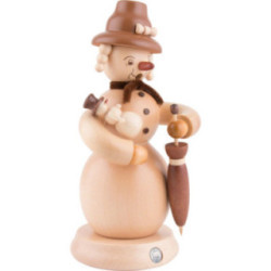 Räuchermännchen Schneefrau - 23 cm