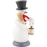 Smoker - Snowman - Colored - 23 cm / 9 inch