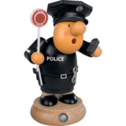 Räuchermännchen Policeman - 16 cm