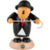 Räuchermännchen Charlie Chaplin - 16 cm