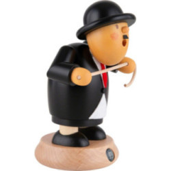 Räuchermännchen Charlie Chaplin - 16 cm