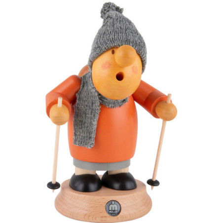 Räuchermännchen Winterwanderer - 16 cm