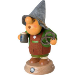 Räuchermännchen Bayer mit Filzhut - 16 cm