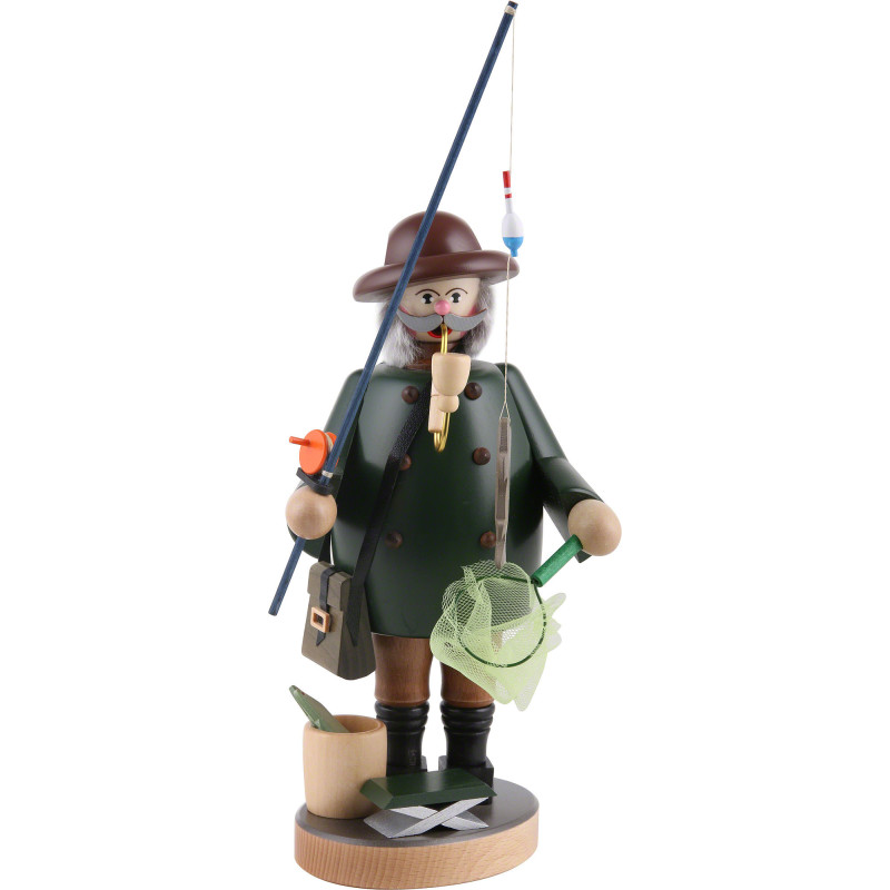 Räuchermännchen Angler - 22 cm