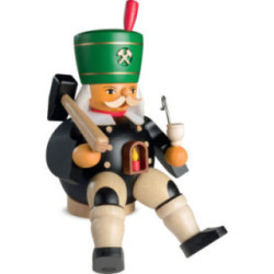 Smoker - Miner Hewer, sitting - 20 cm / 7.9 inch