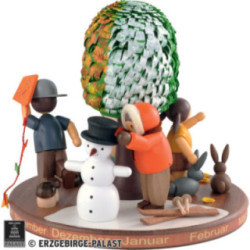 Theme Platform for Electr. Music Box - Around the Year - Rolf Zuckowski Edition - 20 cm / 7.9 inch