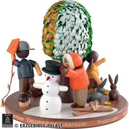 Theme Platform for Electr. Music Box - Around the Year - Rolf Zuckowski Edition - 20 cm / 7.9 inch