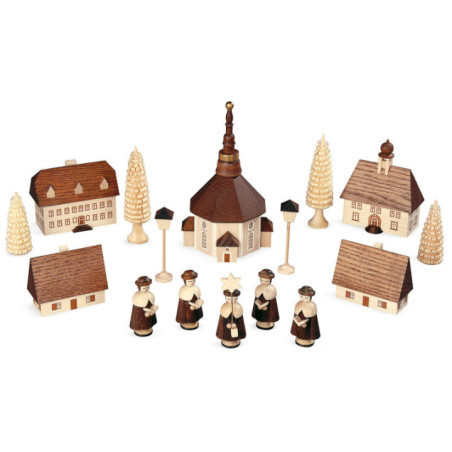 Carolers Seiffener Dorf - 12 cm / 5 inch