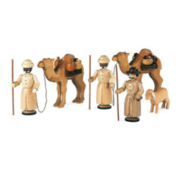 Krippenfiguren - Kamelkarawane - 13 cm