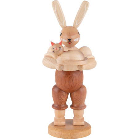 Hase mit Katze - 11 cm