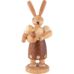 Easter Bunny Mother with Child - 11 cm / 4 inch